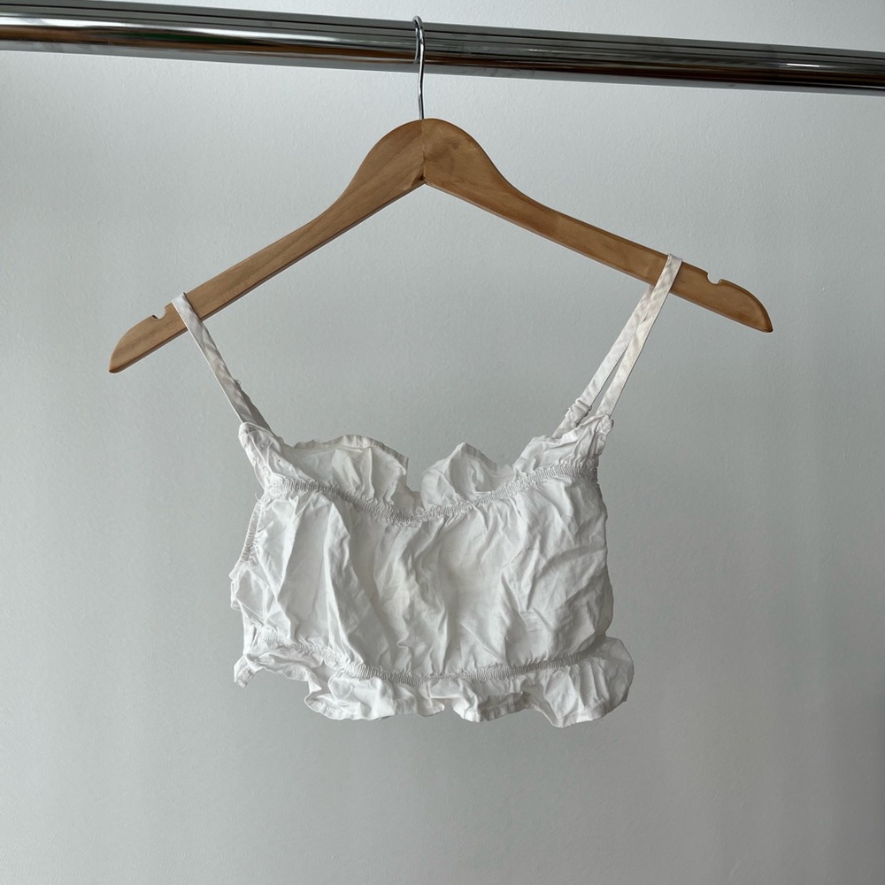 White crop top